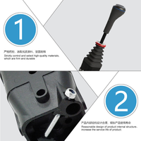 Manette hydraulique Guanjie pour tracteur, chargeur frontal et excavatrice - Pièces de machines de construction