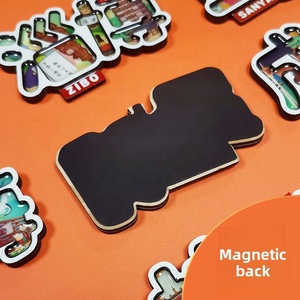 Pandas sous différentes formes, aimants décoratifs créatifs en bois pour réfrigérateur, mignons pour enfants - Product Image 2