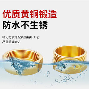 Raccord hexagonal en laiton pour tuyau en cuivre, filetage interne/externe DN68101520253280, adaptateur de quincaillerie de plomberie pour l'eau - Product Image 3