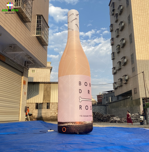 Botella de champán inflable Airfun a buen precio, botella de vino inflable publicitaria a la venta - Product Image 2