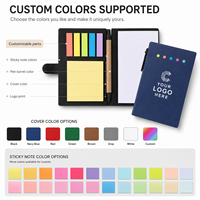 Bloc-notes personnalisé avec stylo et notes autocollantes, bloc-notes à faire la liste des choses à faire, bloc-notes personnalisé avec logo, bloc-notes promotionnel, bloc-notes autocollant