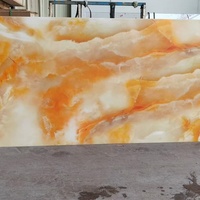 Panneau de diffusion de lumière en acrylique translucide imitation jade pour projet de boîte à lampe de luxe