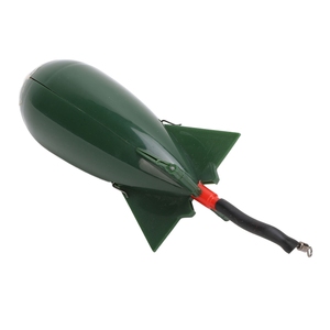 Lanceur d'appâts de pêche en forme de fusée en PP pour la pêche à la carpe, grande bombe flottante porte-appâts, lanceur d'appâts S - Product Image 2