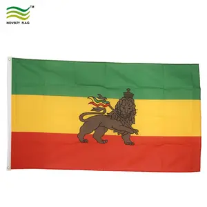 3x5 Ethiopia Flag Lion of Judah Ethiopian Flags