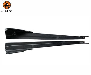 Minigonna Laterale in Fibra di Carbonio di Alta Qualità Stile MAD per BMW Serie <span class=keywords><strong>3</strong></span> F30 Serie 4 F32 2012-2017 Splitter Sottoparaurti Labbro Kit Carrozzeria - Product Image 4