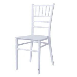 China Modern Stackable Wedding Chair In Turkey Tiffany Stacking Polypropylene Plastic Chiavari Chair For Banquet