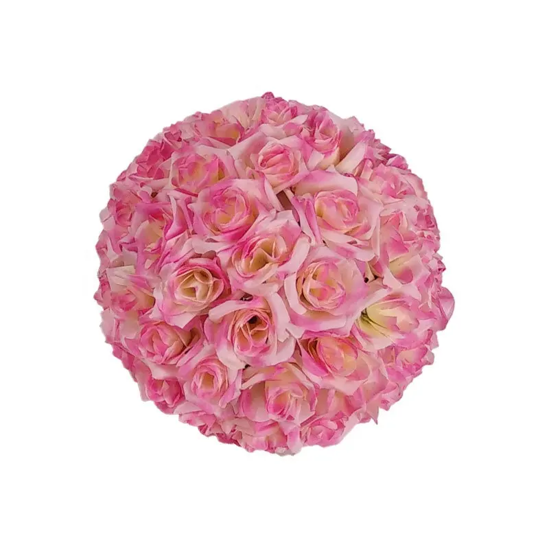 wholesale colorful artificial flower ball for wedding centerpiece decoration