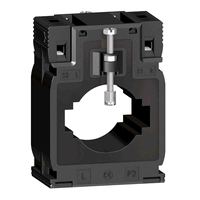 Transformateur de courant METSECT5MD080, rail DIN 800 A, série PowerLogic 800:5, alvéole de 40 mm pour PLC