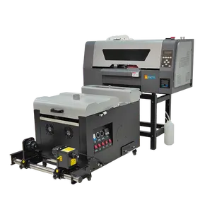 2024 nuovo modello A3 DTF stampante con 2 pz XP600/I1600 testina di stampa automatica a pigmenti