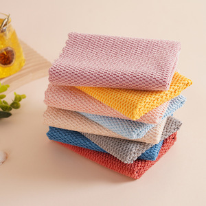 Premium 4 Pack Rice Grain Microfiber Cloths - 30x30cm Super Absorbent Glass & Dish Towels for Kitchen & Bathroom - Product Image 4