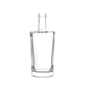 500毫升长颈Neos运动衫玻璃瓶18.5毫米杆顶颈饰面平肩重底玻璃瓶