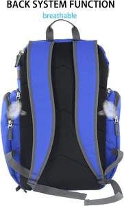 Sac à dos de sport décontracté avec fermeture éclair, échantillon gratuit, pour football, basketball, volleyball, avec logo - Product Image 5