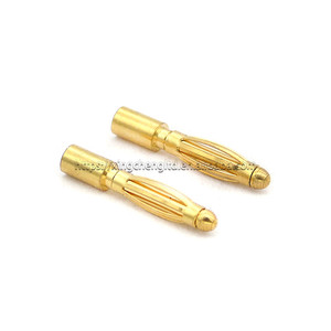 ปลั๊กตัวผู้แบบชุบทองสำหรับ PCB ขนาดเล็ก 2 มม. หัวต่อแบบกล้วย สำหรับช่องเสียบแบบกล้วย - Product Image 5