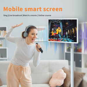 Pantalla LCD Táctil de 21.5 Pulgadas, Señalización Digital Publicitaria con Android 12 para Interiores, TV Inteligente Portátil con Base Móvil - Product Image 2