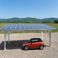 Soporte Estructural para Cochera Solar Galvanizado en Caliente de Zn-Al-Mg, Cero Fugas, con Garantía de 25 Años para Estacionamiento de Automóviles
