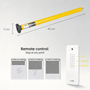 AM25-1/25-ES-E-Z A-<span class=keywords><strong>OK</strong></span> Motor Moderno de Aluminio para Cortinas Enrollables, con Batería, Bluetooth, Tuya, Zigbee, Compatible con HomeKit y <span class=keywords><strong>Google</strong></span> - Product Image 4