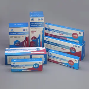 Cartes de test de grossesse Dispositif de test rapide Kit de test rapide Auto-vérification Grossesse en plastique pour la maison Ce