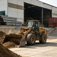 Schwerlast-Baumaschinen-Radlader mit Hoher Leistung & Langlebigkeit für Effizientes Materialhandling