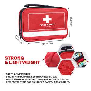 Botiquín de primeros auxilios ecológico OEM personalizado al por mayor, <span class=keywords><strong>kit</strong></span> de supervivencia de emergencia, mochila para viajar a casa al aire libre - Product Image 3