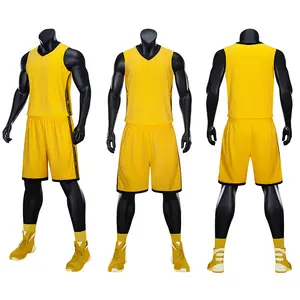 根据您的所有要求定制批发高品质男式篮球衫透气网眼篮球服