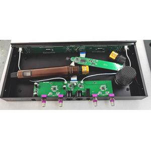 Micrófono inalámbrico de mano de metal UHF para hablar, verdadero micrófono inalámbrico de diversidad, para hablar - Product Image 5