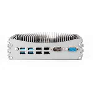 12 Gen 12 dukungan industri tanpa kipas DDR5 i5-1235U mini pc HD + VGA MI 2 * COM 2 * LAN mendukung 4G industri pc