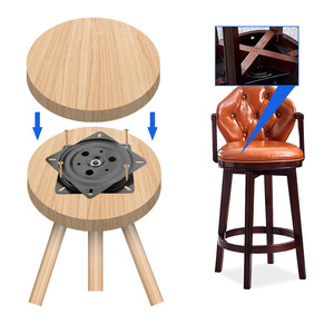 Plataforma Giratoria Universal de 6 y 8 Pulgadas, Base Giratoria de 360 Grados, Base Minimalista para Silla, Construcción de Acero Resistente - Product Image 3