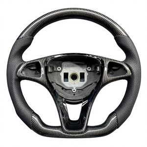 Volante Personalizado de Fibra de Carbono Real para Mercedes-Benz Clase GLC X253 C253 2016 2017 2018 2019 2020 2021 <span class=keywords><strong>2022</strong></span> 2023 - Product Image 2