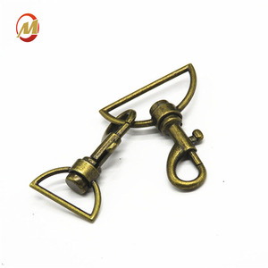 21MM En Laiton Antique Couleur Sac À Main Fournisseurs De Matériel Personnalisé Chien Mousqueton Pivotant - Product Image 4