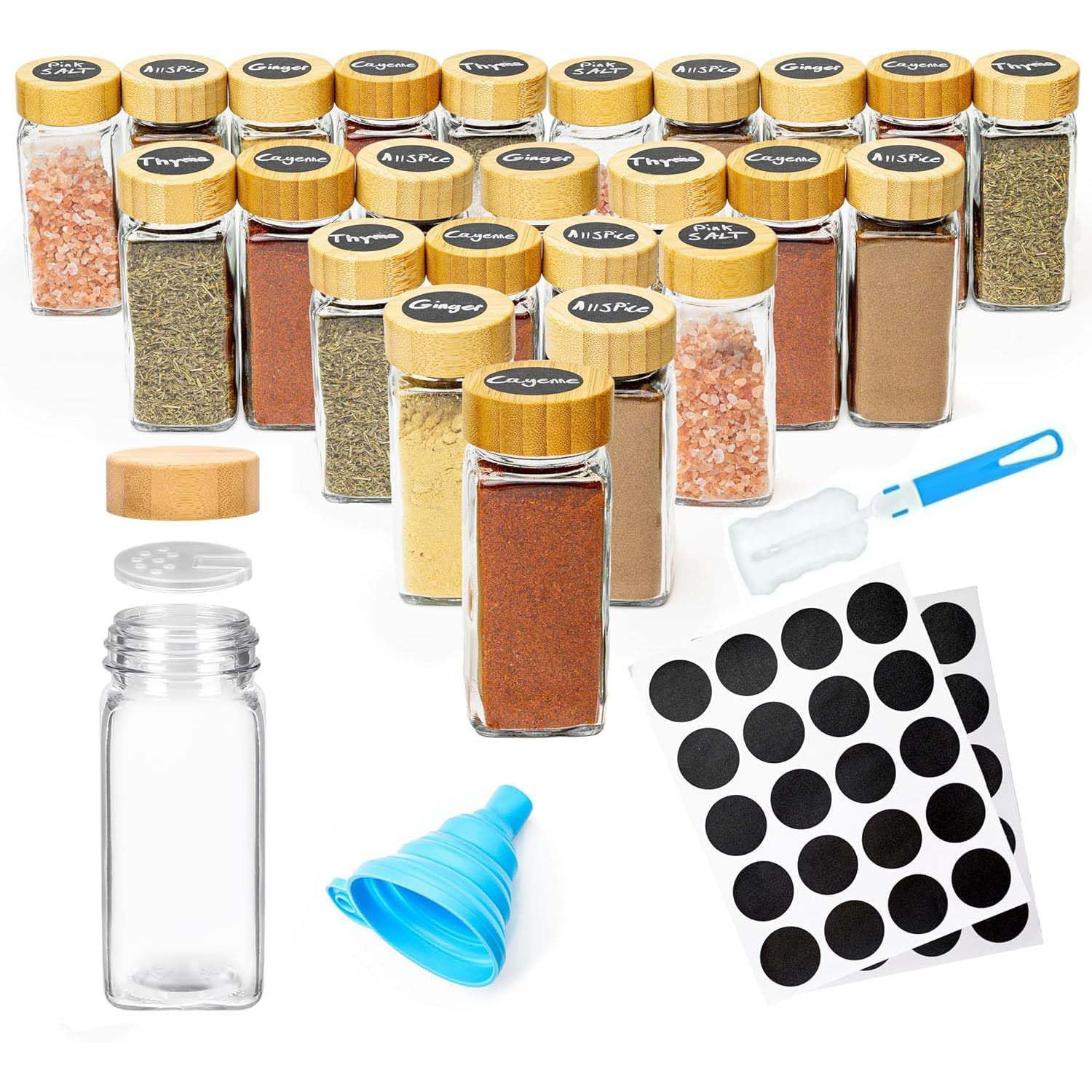 couvercle en bambou transparent