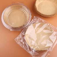 Papier de cuisson pour friteuse à air double face, antiadhésif, anti-frisage, écologique, recyclable, résistant à l'huile et à l'eau