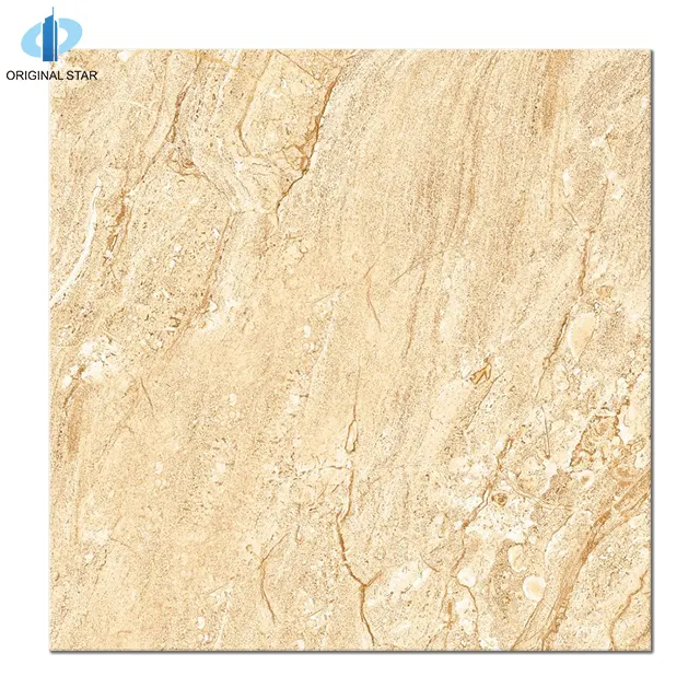 Rustic ceramic series tans glossy stone texture ceramic tiles for home improvement size 400x400 OSY7071A
