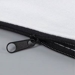 DIY <b>Craft</b> Daily Use Makeup Pencil Case Pouch Bulk Multi-Purpose Travel Toiletry Cotton Zipper <b>Bags</b> 8.3x5 Inch Blank Shopping <b>Bag</b> - Product Image 4