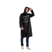 Usine en gros bonne qualité Polyester PVC Poncho imperméable imperméable adulte long vêtements de pluie réutilisable hommes femmes manteau de pluie veste