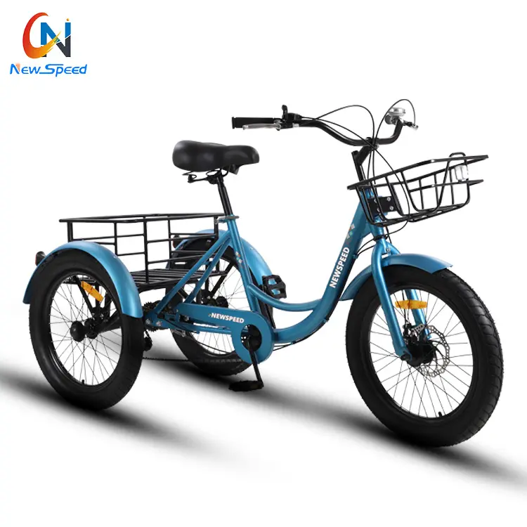 वयस्क पेडल तिपहिया एल्यूमीनियम वयस्क ट्राइक/वसा 3 पहियों बिक्री के लिए साइकिल सस्ते वयस्क कार्गो बर्फ tricycle