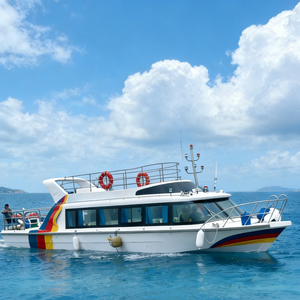 Bateau touristique à moteur diesel neuf, en aluminium, pour le transport fluvial - Product Image 1