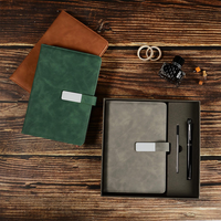 Ensemble cadeau de carnet en cuir personnalisé pour entreprise 2026 avec impression de logo, couvertures et accessoires haut de gamme, écriture complète pour cadres dirigeants