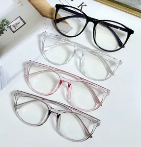 New hot sale big frame Creative ultra light UV400 unisex optical frames myopic glasses