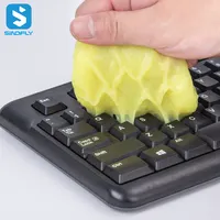 Limpador de poeira de teclado do computador portátil, limpador de sujeira, composto com gel, ferramenta de limpeza