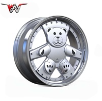Jantes en alliage forgées sur mesure en deux parties de 19, 20 et 21 pouces, 5*114.3 5*120 pour Mercedes Benz Smart Mini Cooper Volkswagen Beetle
