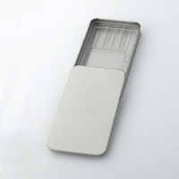 Boîte en fer blanc recyclable et économique avec logo personnalisé pour emballage écologique – Vente en gros et au détail