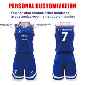 Kualitas tinggi kustom kaus basket baru dirancang Set seragam untuk dewasa dan anak-anak uniseks gaya dengan Logo pribadi - Product Image 2