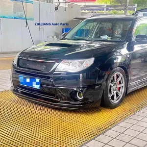 Đen ABS STI Phong Cách Xe Ngoại Thất Phụ Kiện Bộ Dụng Cụ Điều Chỉnh Phía Trước Bumper Lưới Lưới Lưới Tản Nhiệt Parrilla Cho <span class=keywords><strong>Subaru</strong></span> <span class=keywords><strong>Forester</strong></span> 2009-2012 - Product Image 5
