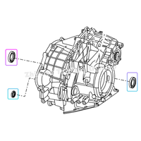 Pour BAIC U5 PLUS, nouveau D50, X55, BJ20, U7, X5, X3, A315 – joint d'étanchéité de différentiel, joint d'étanchéité de demi-arbre de sortie, joint d'étanchéité d'arbre sélecteur 128417691