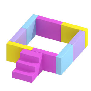 Équipement de fosse à balles de jeu souple <span class=keywords><strong>rectangulaire</strong></span> personnalisé terrain de jeu intérieur location de fête <span class=keywords><strong>piscine</strong></span> à balles souples avec toboggan - Product Image 3