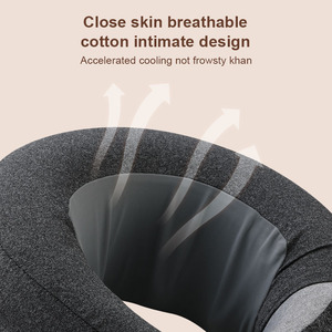 Masajeador de cuello almohada alivio del dolor Oficina Coche portátil viaje amasado <span class=keywords><strong>Shiatsu</strong></span> anillo en U en forma de Usb carga cuello almohada masajeador - Product Image 5
