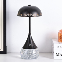 Lampe de nuit en forme de parapluie « Restaurer les modes anciens », 3 niveaux de luminosité, protection oculaire, contrôle tactile, piles incluses, lampe de décoration pour la maison