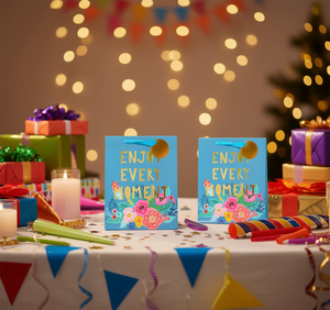 Borsa Regalo Mi House Market 18x10x23 Cm con Stampa Floreale, Confezione Regalo in Carta alla Moda - Product Image 2