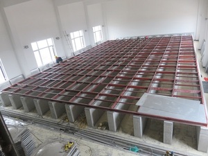 Tanque de almacenamiento de agua <span class=keywords><strong>cuadrado</strong></span> de plástico SMC/FRP/GRP anticorrosión para torre de refrigeración 200000 litros agua fría seccional a gran escala - Product Image 5