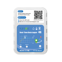 TZONE 4G GSM Real Time Temperature Humidity Data Logger GPS Tracker Temperature Monitoring Systems